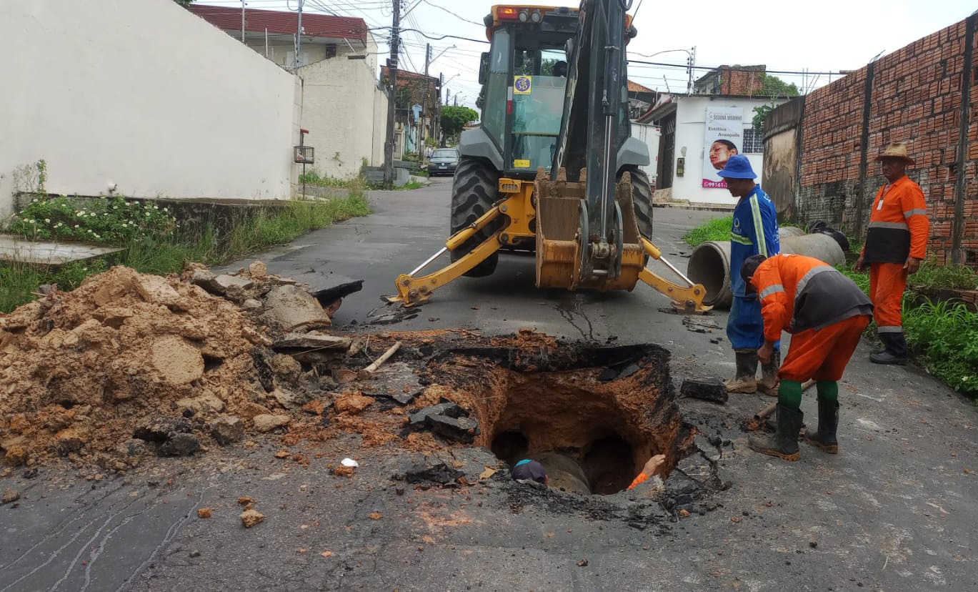 Notícias Prefeitura De Manaus Intensifica Obras Emergenciais De