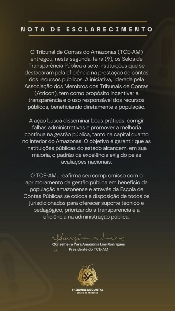 TCE-AM reforça apoio pedagógico para melhoria da transparência na administração pública