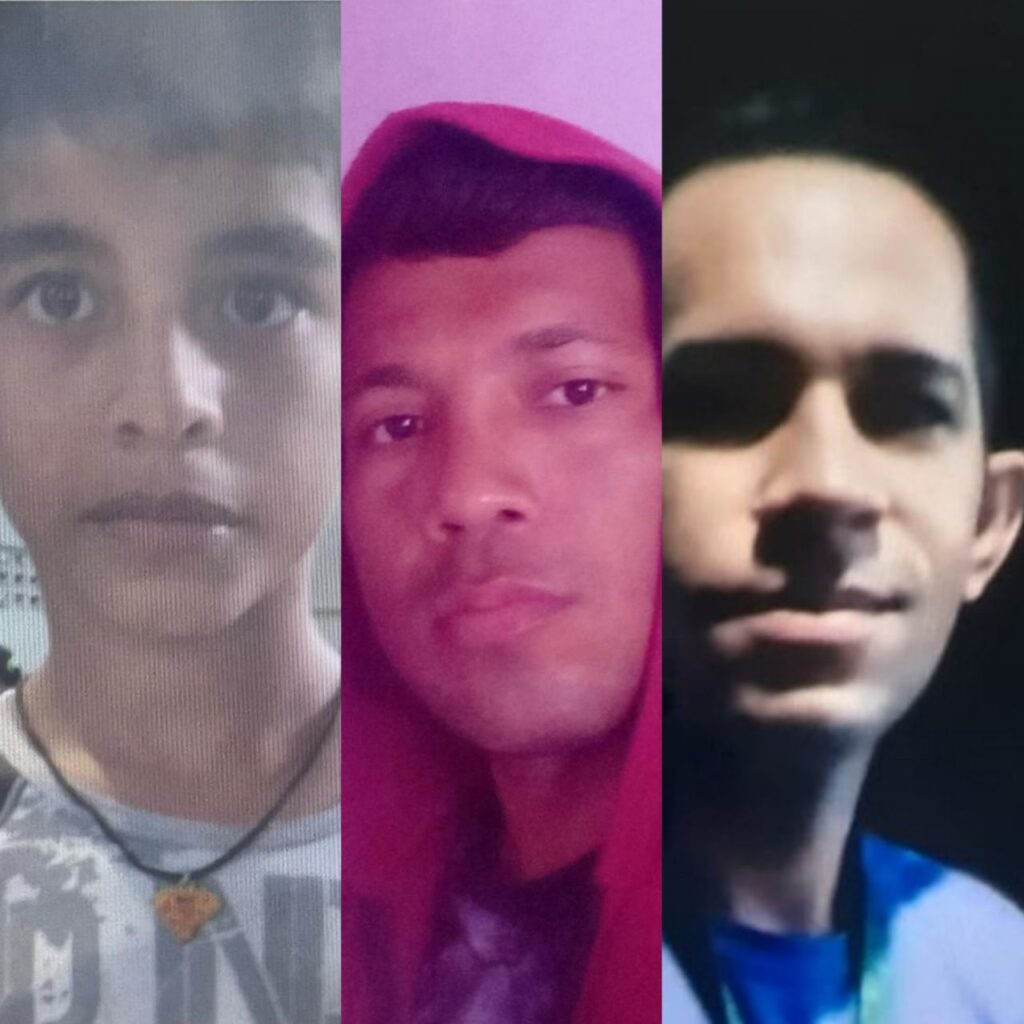 Polícia Civil divulga imagens de três pessoas que desapareceram em Manaus