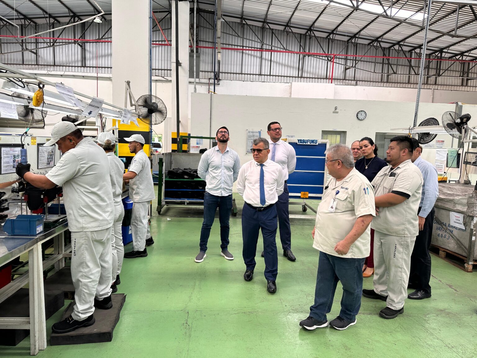 SUFRAMA visita fábrica da Yasufuku Polímeros no Polo Industrial de Manaus