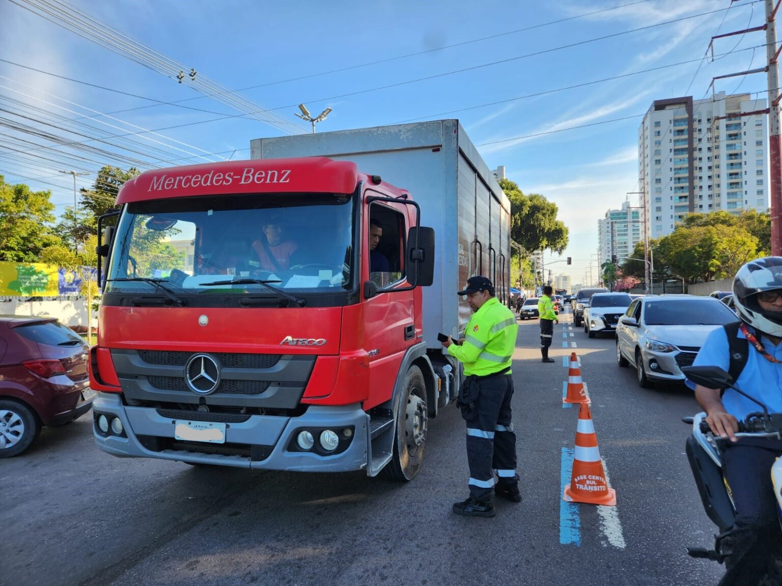 Prefeitura intensifica ações de fiscalização viária na zona Centro-Sul com operação ‘Trânsito Seguro’