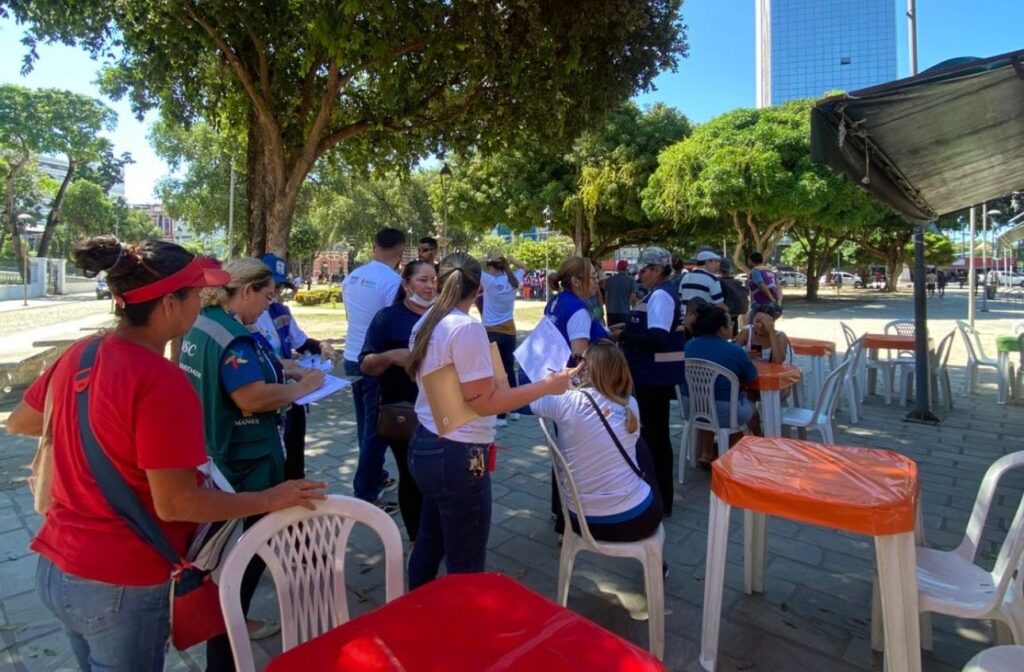 IDOSOS em situação de vulnerabilidade são resgatados durante ‘Mutirão no Bairro’ da prefeitura no Centro Histórico de Manaus