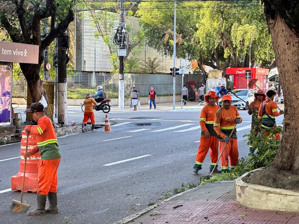 Prefeitura prepara o centro de Manaus para receber o projeto ‘Faixa Liberada’ neste domingo (24)