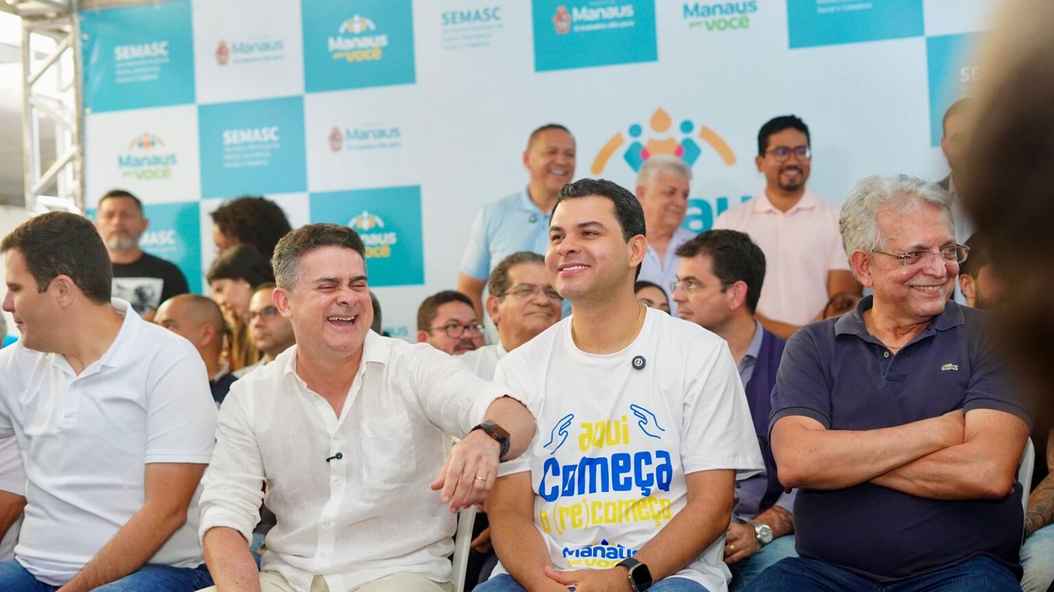 Saullo Vianna e prefeito David entregam novos equipamentos de assistência social que ampliam atendimento à população vulnerável