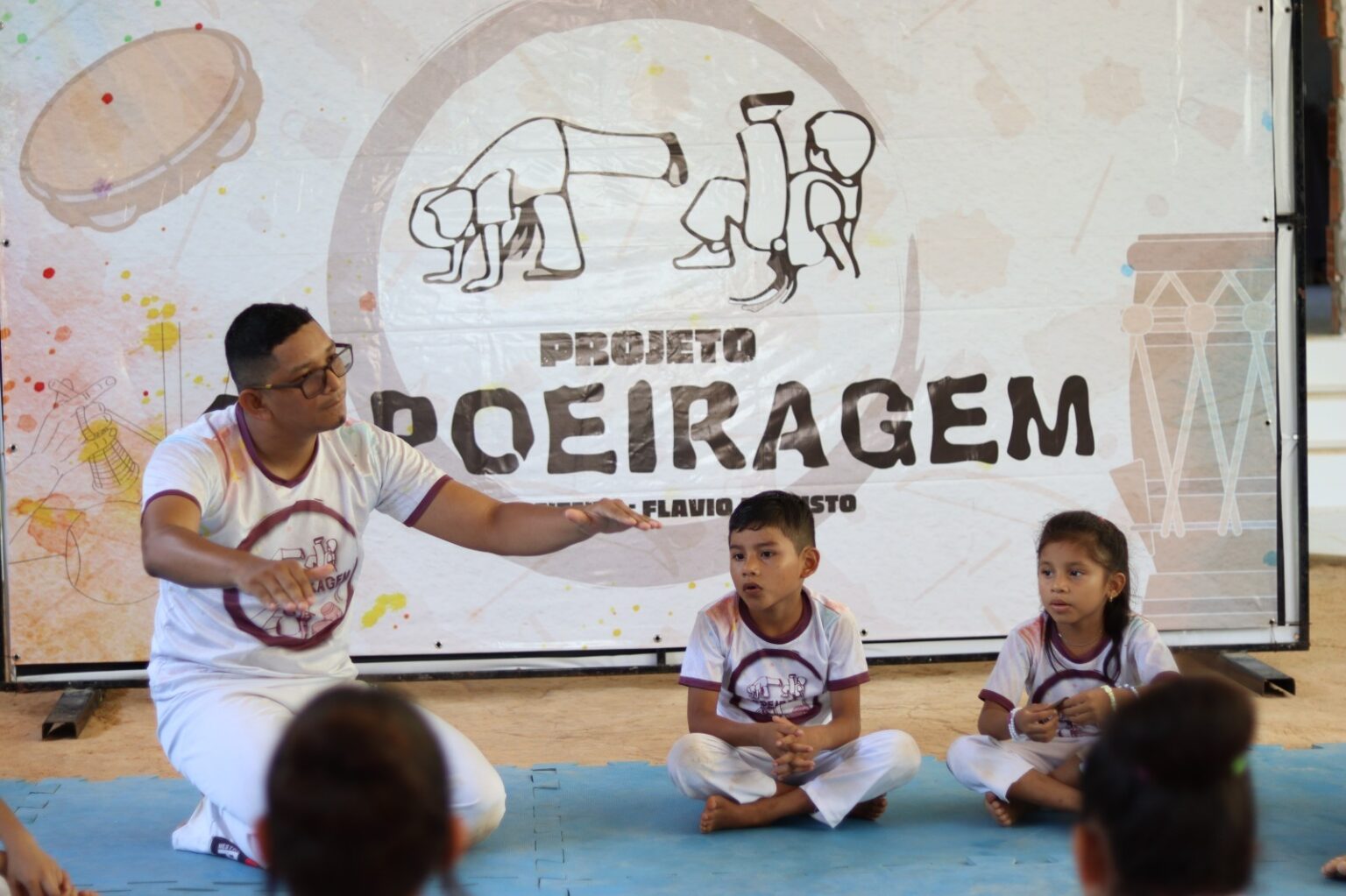 Projeto Capoeiragem realiza ‘Aulão de Roda de Capoeira’ e certificação no Centro Cultural Ogum Beira-Mar e Cabocla Mariana