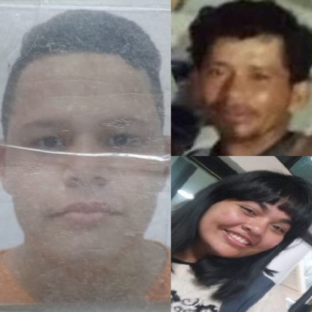 POLÍCIA DIVULGA imagem de três pessoas que desapareceram em Manaus