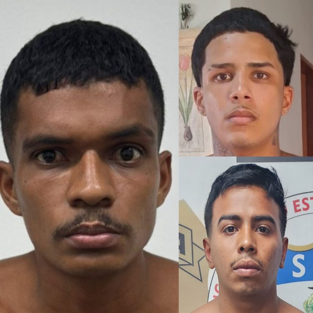 PC-AM divulga imagens de três homens suspeitos de vários roubos a ônibus em Manaus