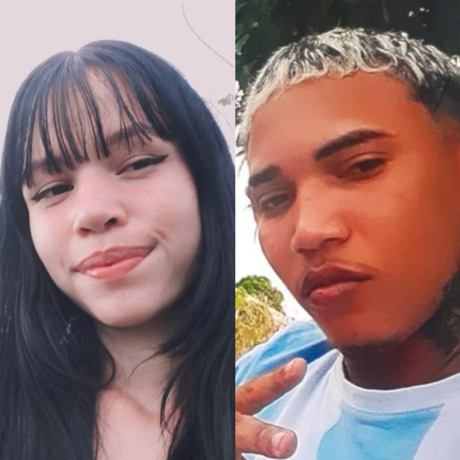 Polícia divulga imagem de jovem e adolescente que desapareceram em locais diferentes em Manaus