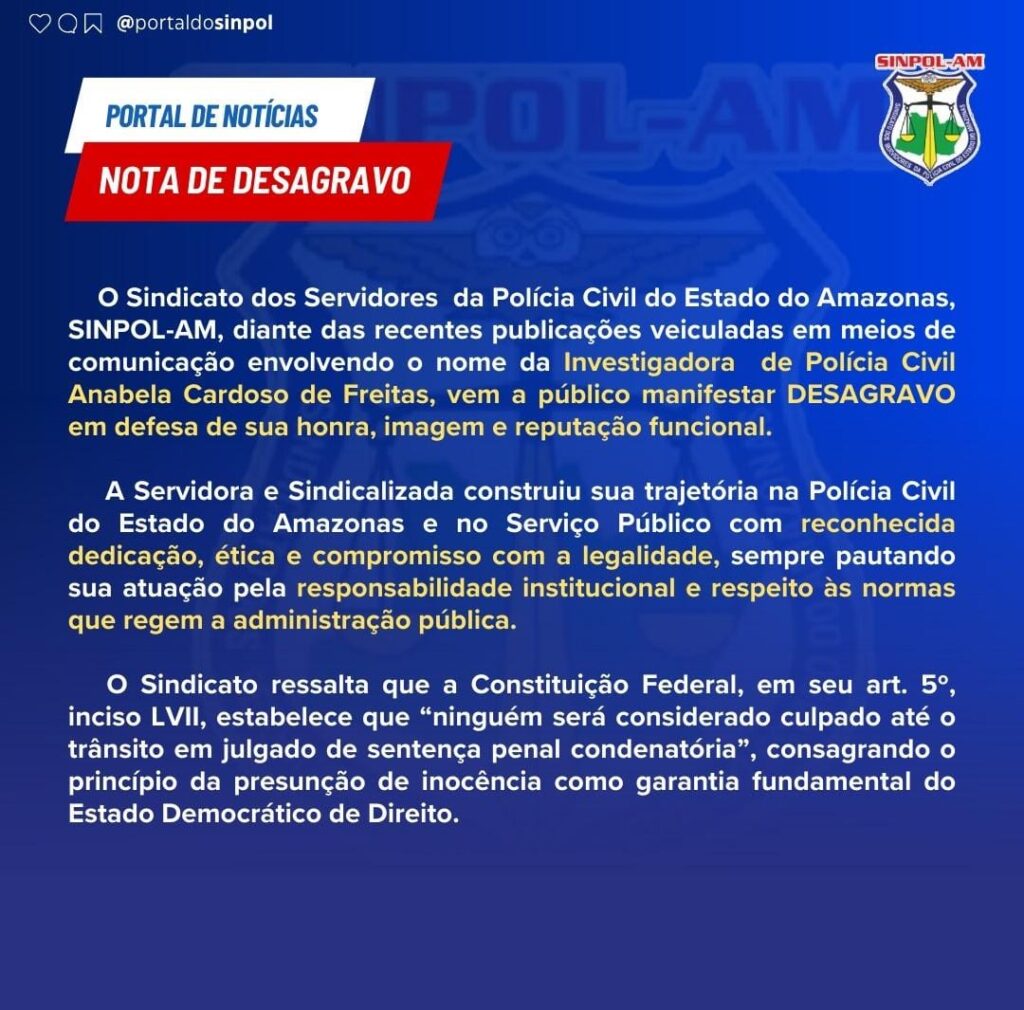 SINPOL-AM sai em defesa da investigadora Anabela Cardoso e repudia “julgamentos antecipados”