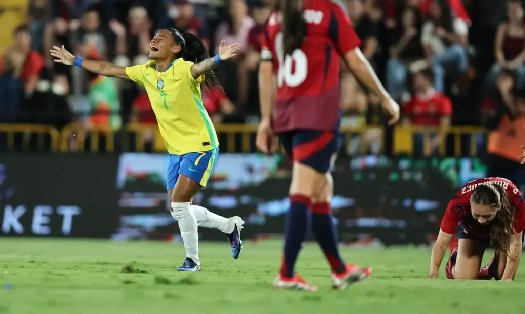 Seleção feminina de futebol estreia em 2026 com vitória sobre a Costa Rica por 5 a 2