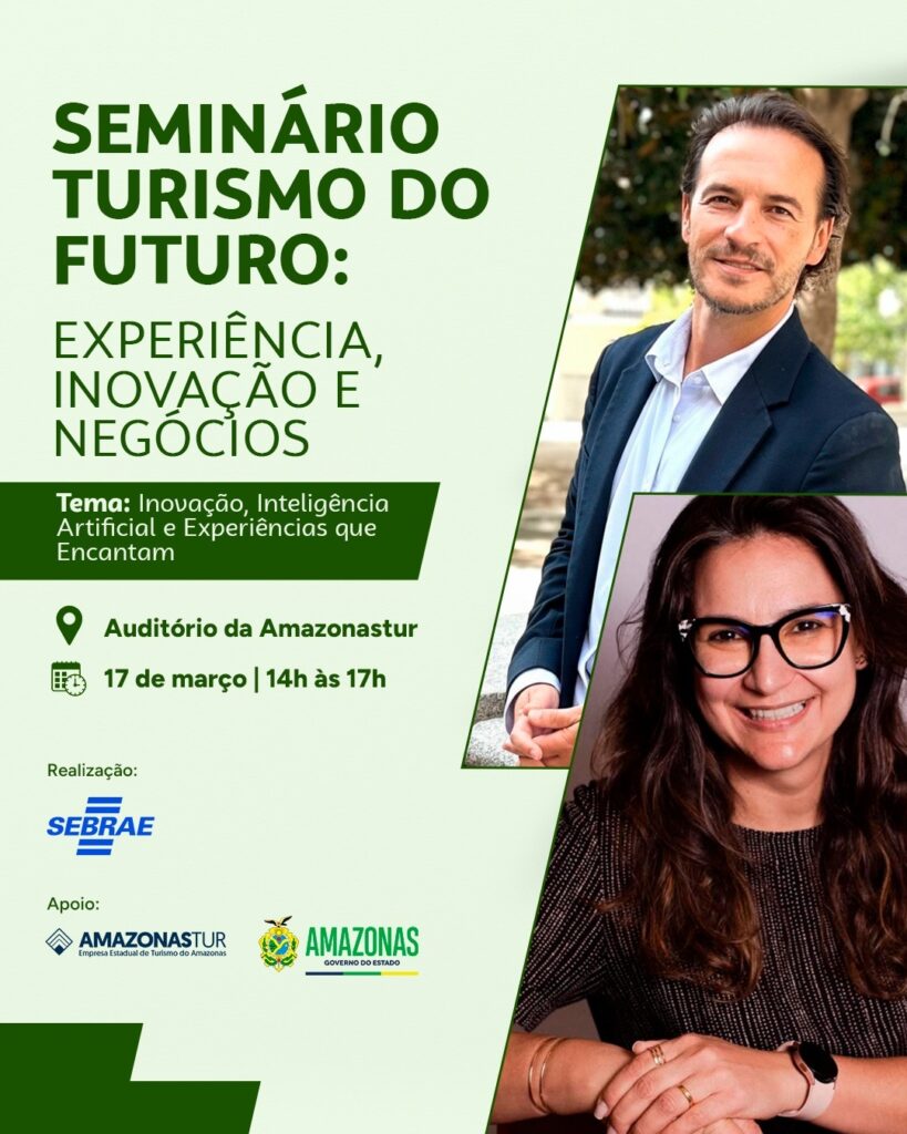 Turismo do futuro ganha agenda no Amazonas com foco em experiência e inovação