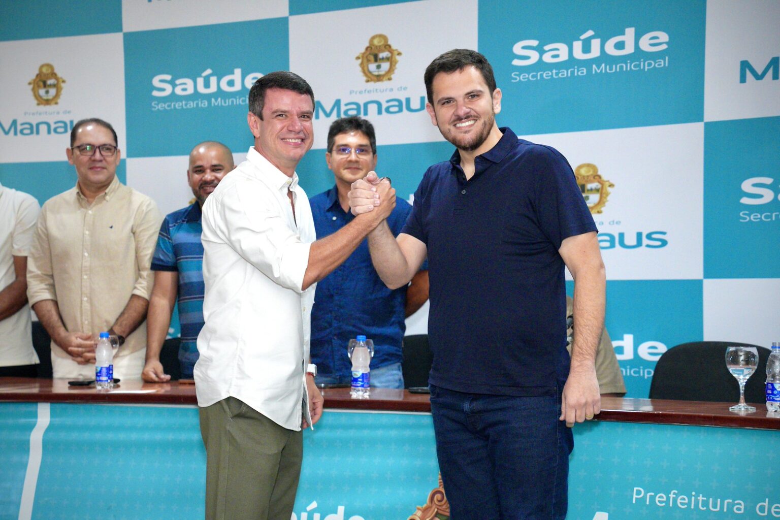 Prefeito Renato Junior empossa Nagib Salem como novo secretário da Semsa e reforça compromisso com avanço da saúde em Manaus