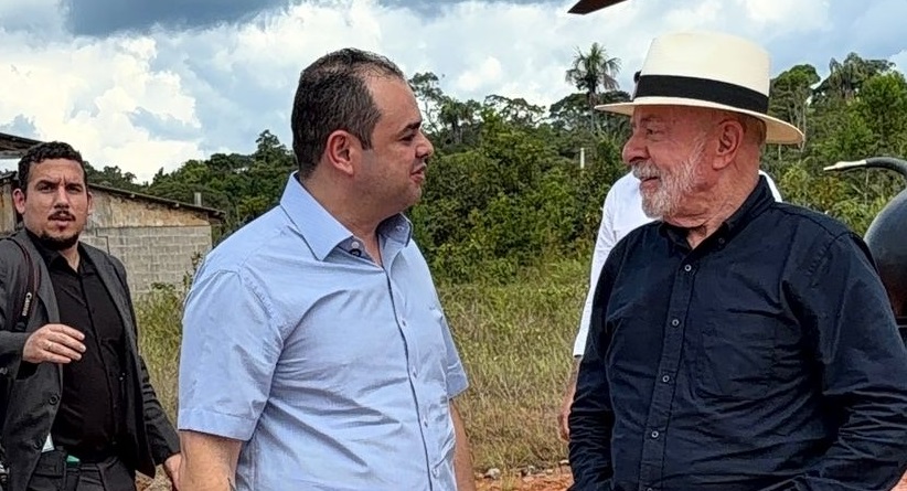 Governador Roberto Cidade recepciona presidente Lula em visita ao Amazonas