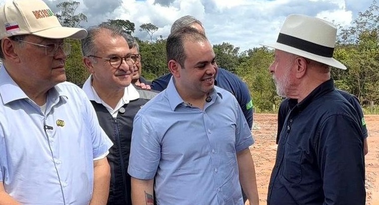 LULA E ROBERTO CIDADE governador do Amazonas defende pavimentação da BR-319 para integração e desenvolvimento da região Norte