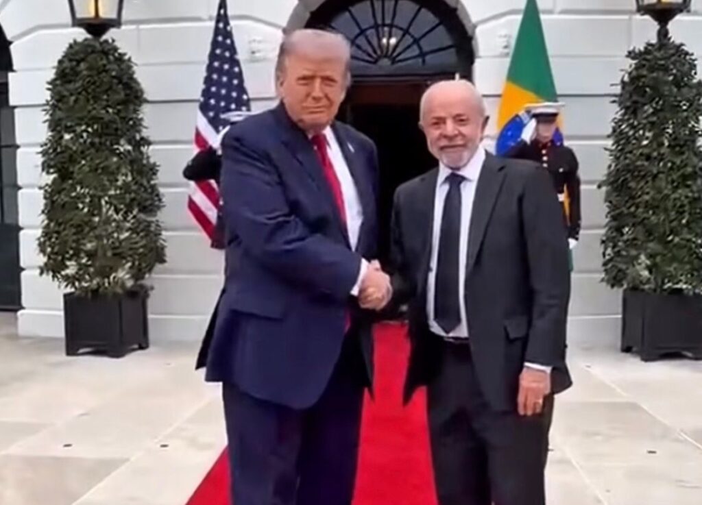VÍDEO: Lula chega à Casa Branca para encontro com Trump