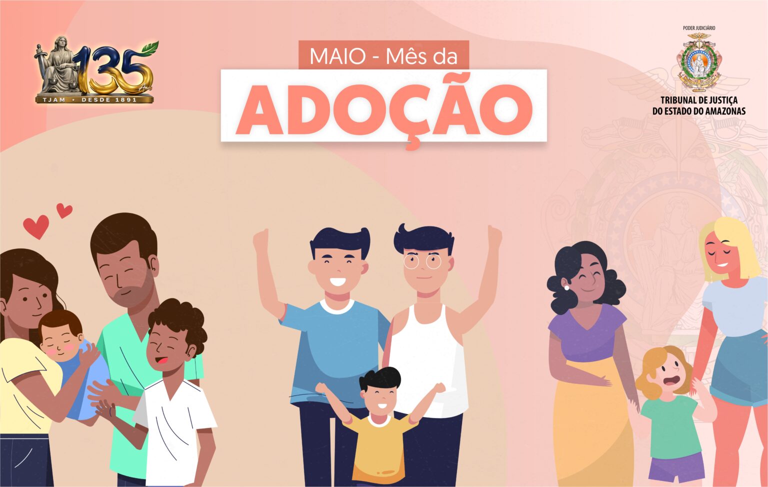 TJAM intensifica ações no Mês da Adoção com audiências concentradas em abrigos de Manaus a partir de 4 de maio