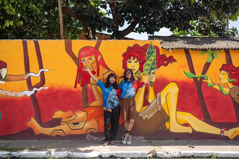 ARTE DAS MULHERES projeto fortalece representatividade feminina na arte urbana de Parintins
