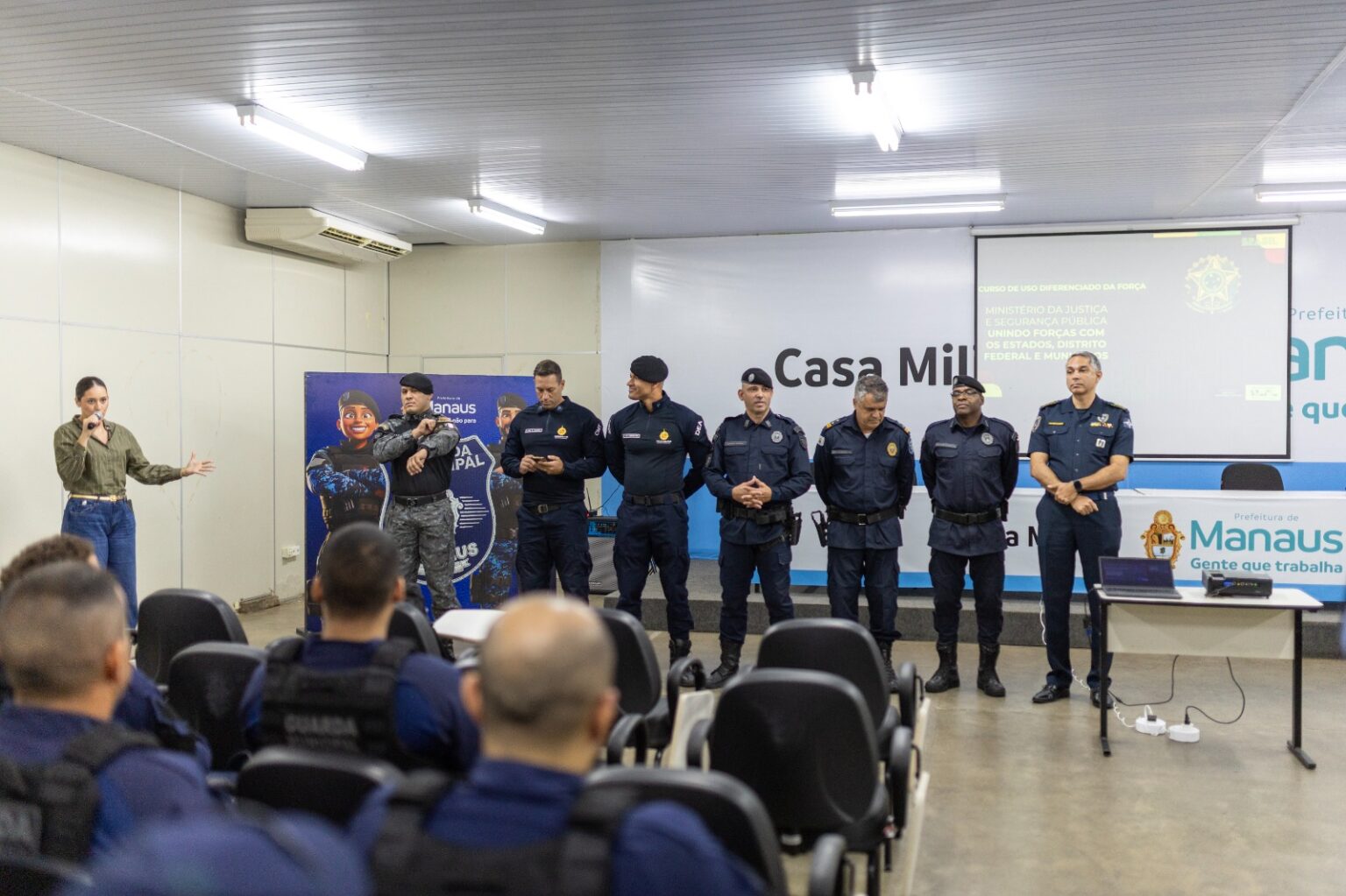 Prefeitura de Manaus inicia curso de Uso Diferenciado da Força e amplia capacitação da Guarda Municipal