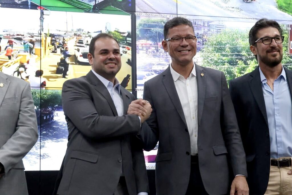GOVERNADOIR Roberto Cidade apresenta modelo inteligente de segurança pública ao governador de Rondônia