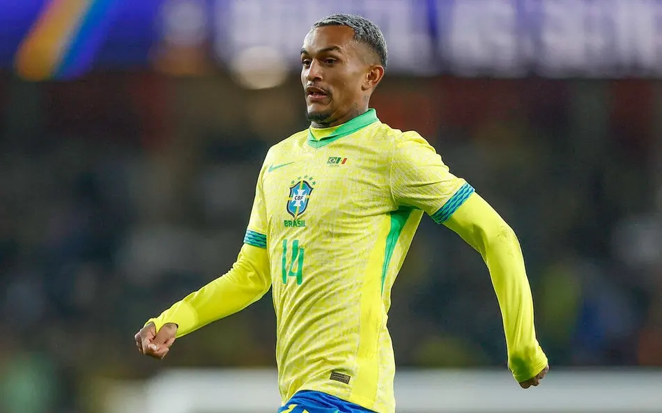Wesley é cortado da Seleção Brasileira por lesão em amistoso
