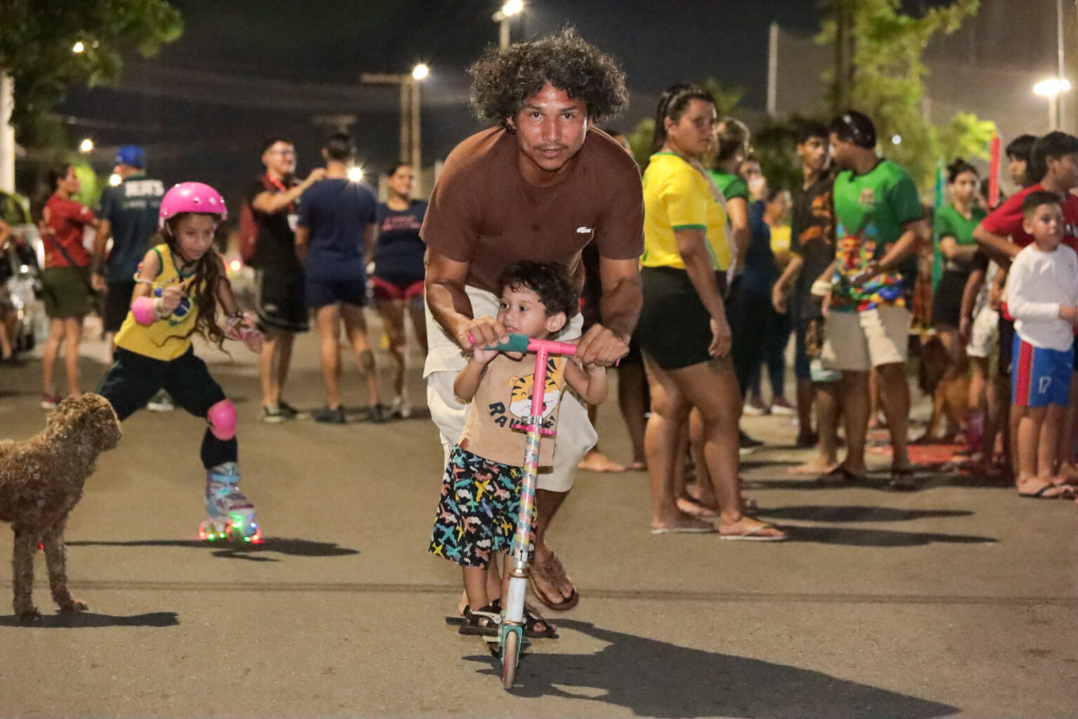 Faixa liberada itinerante reúne famílias e movimenta o Monte das Oliveiras com esporte, lazer e integração