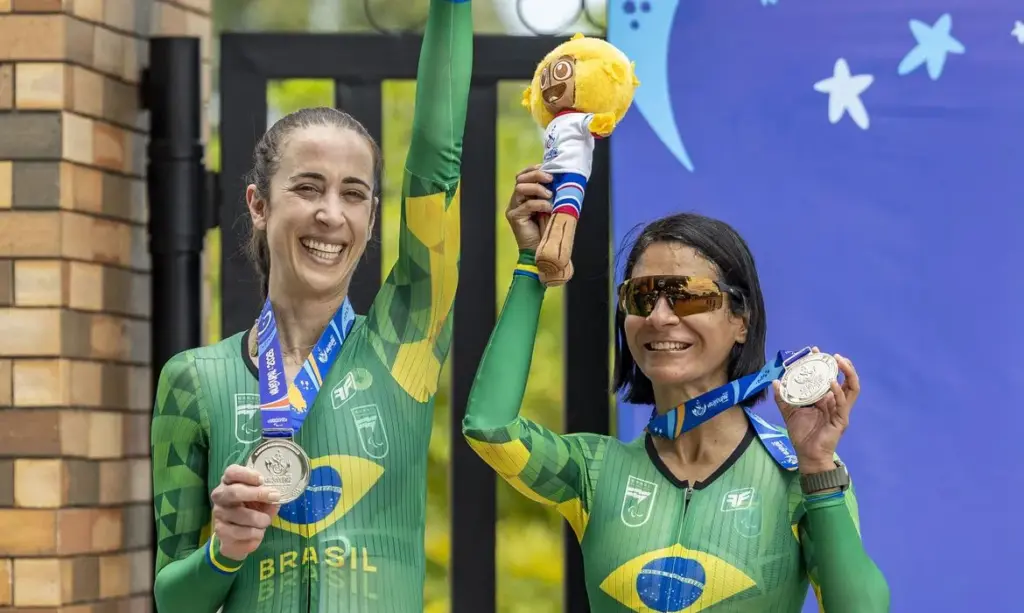 Estrela do atletismo paralímpico brilha no ciclismo e conquista medalha nos Jogos Parasul-Americanos