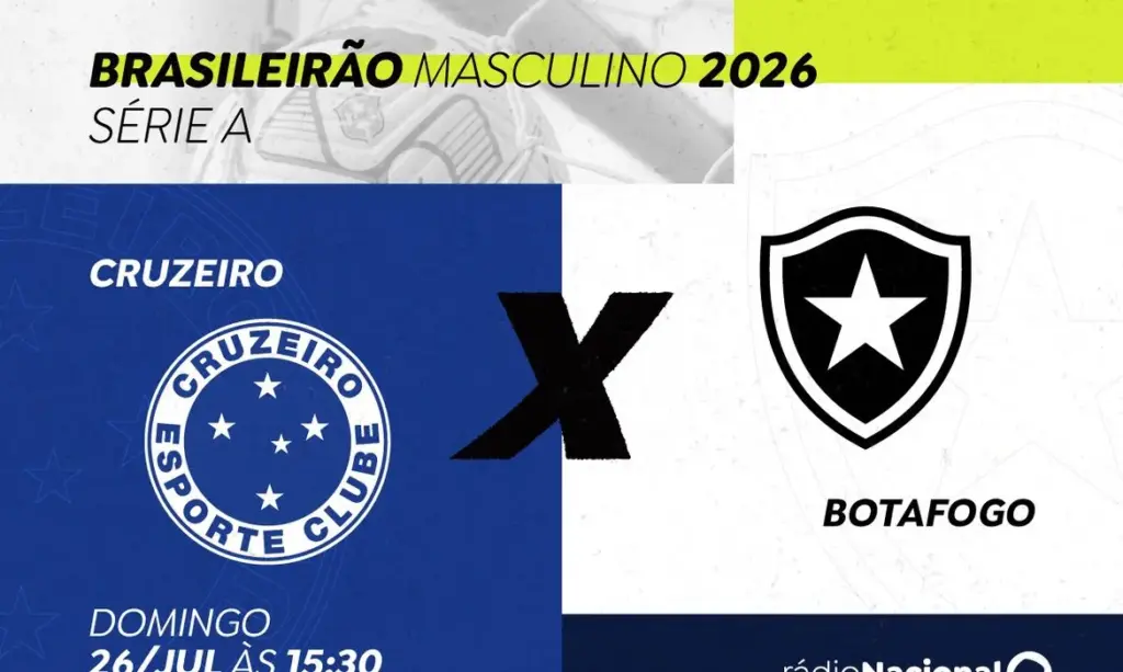 Cruzeiro e Botafogo se enfrentam neste domingo em duelo decisivo pelo Brasileirão