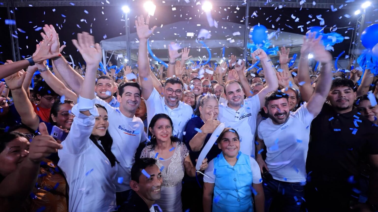No lançamento das pré-candidaturas de Saimon e Carlinhos Bessa, Wilson Lima destaca ampliação de 900% nos leitos do Delphina