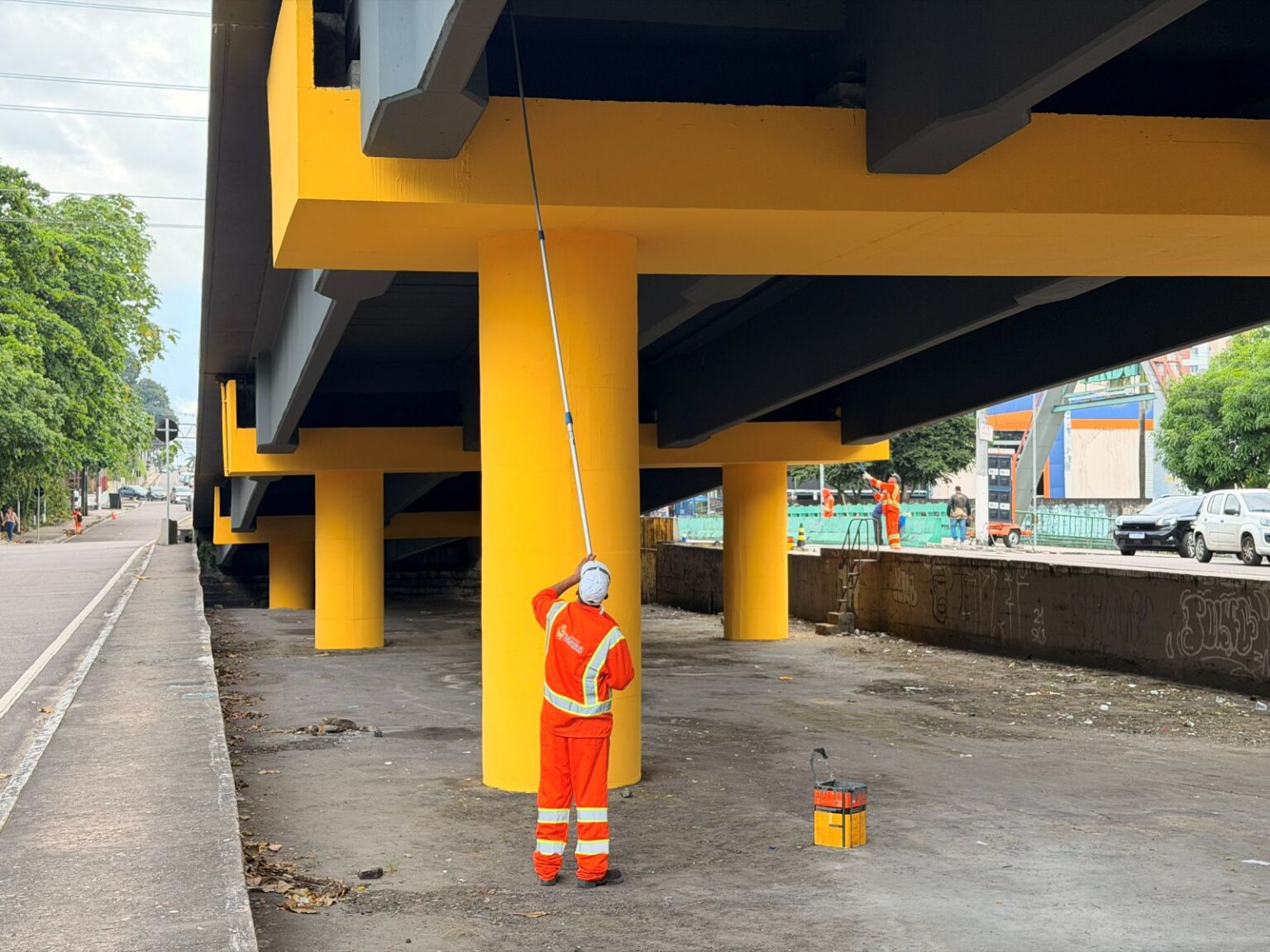 Prefeitura de Manaus inicia programa de modernização dos complexos viários com obras no Miguel Arraes